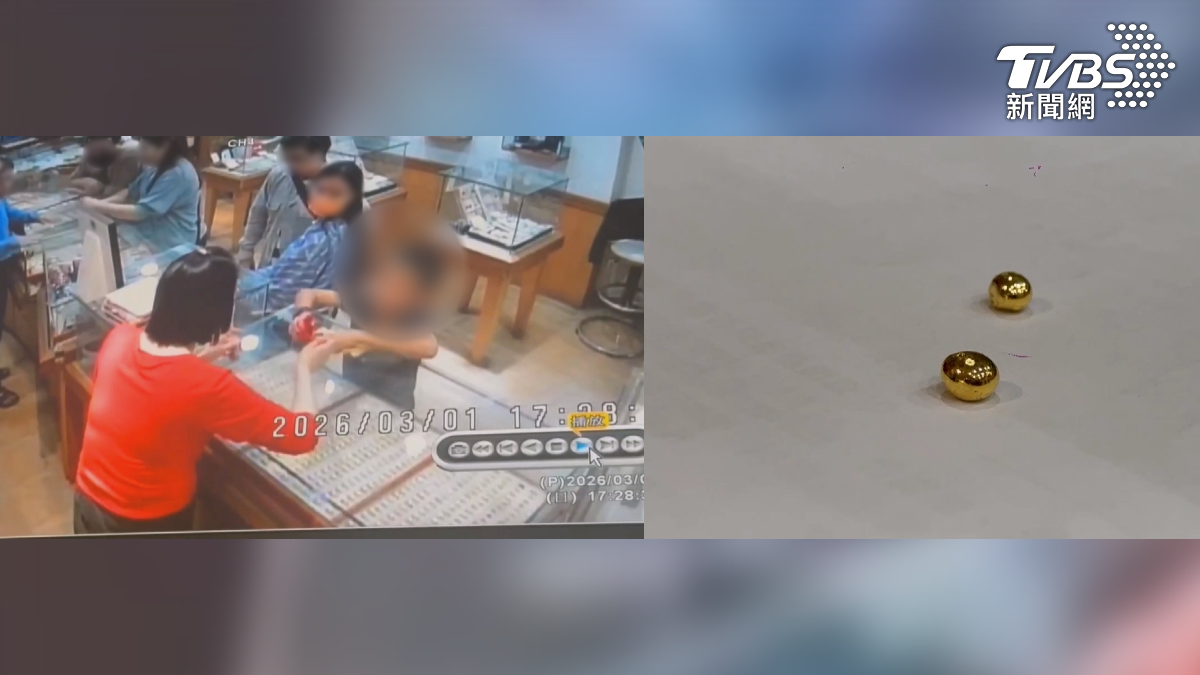 貼心的小暖男,剛學會騎單車,就跑去買金豆送媽媽,原來爸爸從孩子出生開始,過年過節都會送上太太喜歡的金子(圖/TVBS)