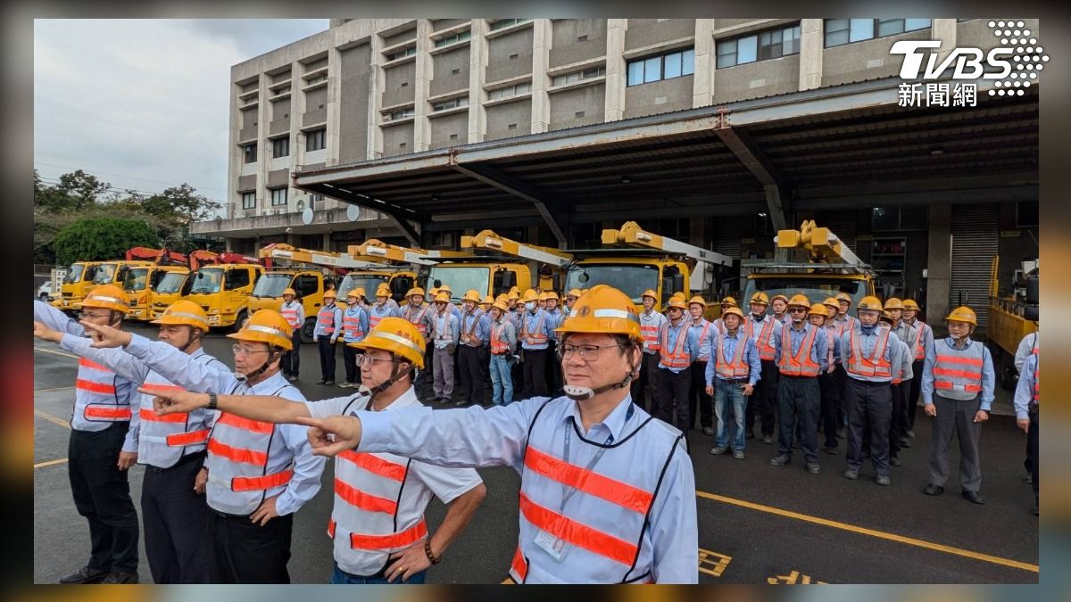 驚蟄日誓師穩定供電 台電台中區處強化線路維護