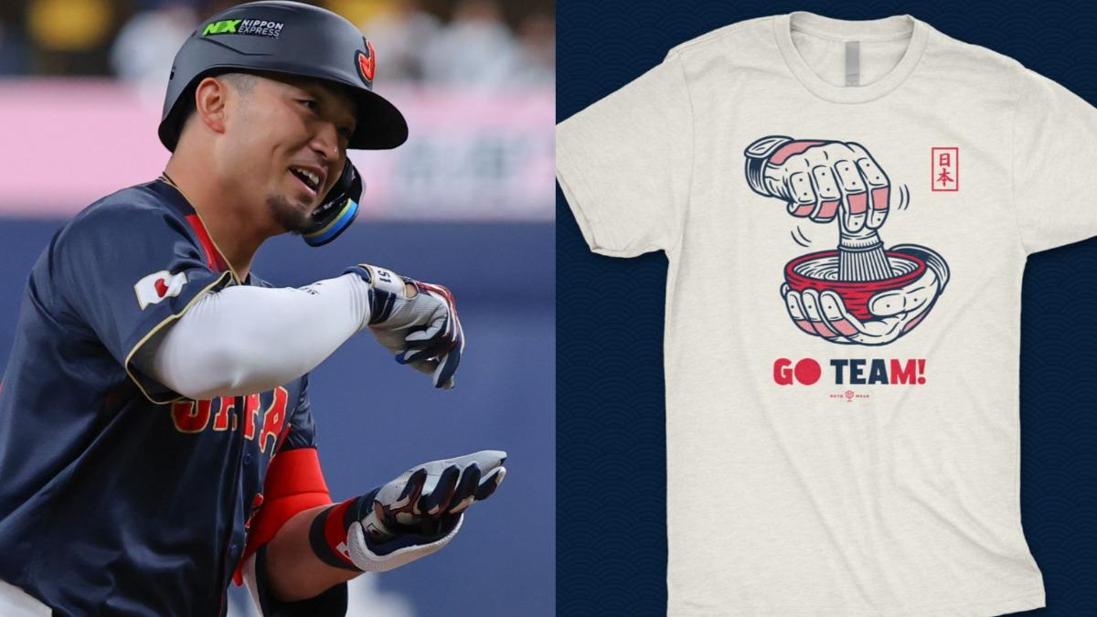 WBC/日本隊「點茶」慶祝手勢爆紅!美品牌2天火速做成T恤