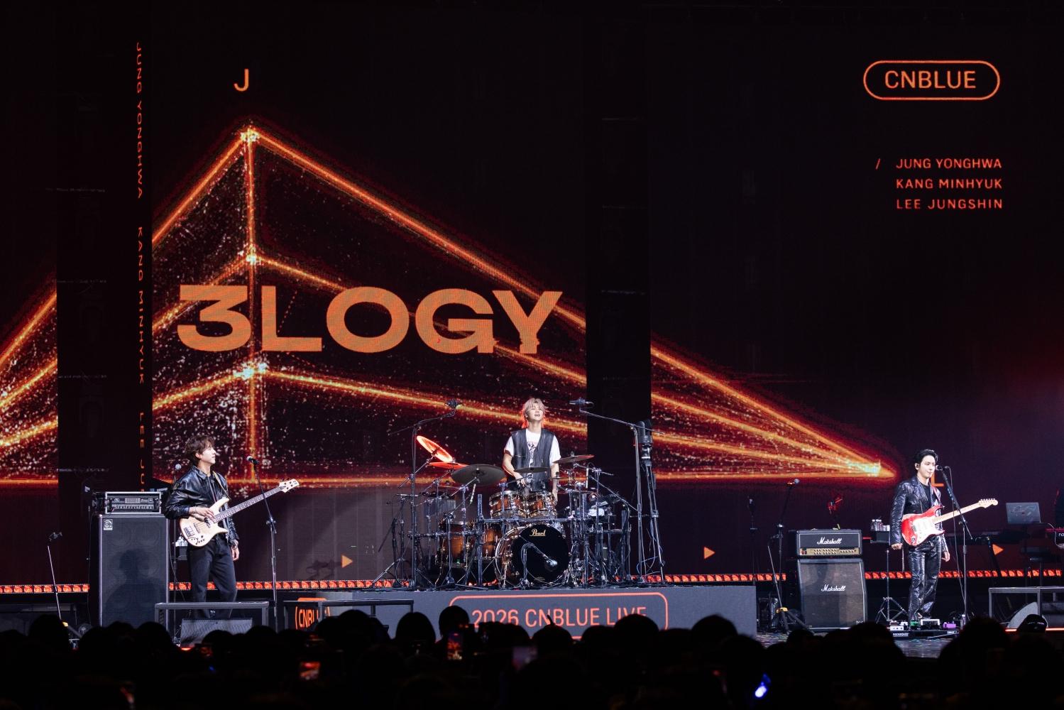 CNBLUE剛推出正規專輯《3LOGY》，本次演唱會也以此為主題。（圖／和協整合行銷提供）