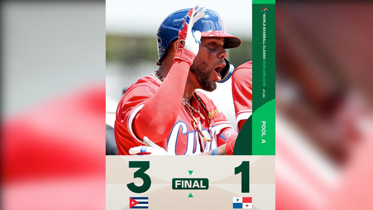 WBC經典賽古巴重砲出擊，3比1力克巴拿馬。（圖／翻攝World Baseball Classic臉書）