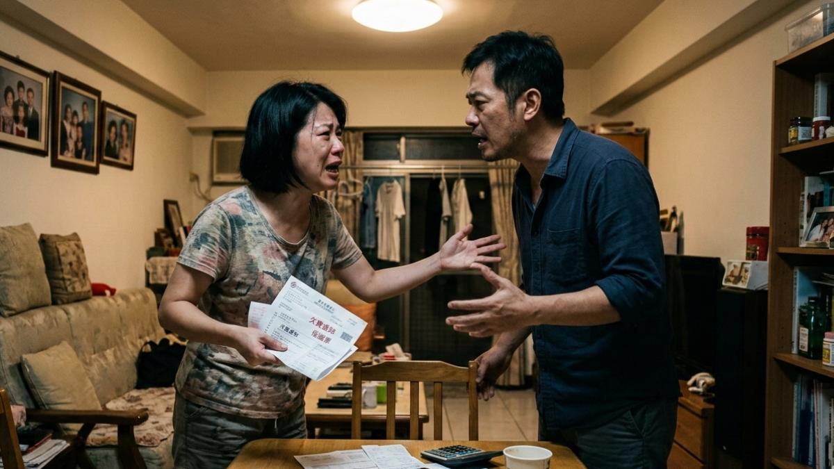 新竹一名男子投資失利，因此和妻討錢、被迫離婚。（示意圖／AI協作）
