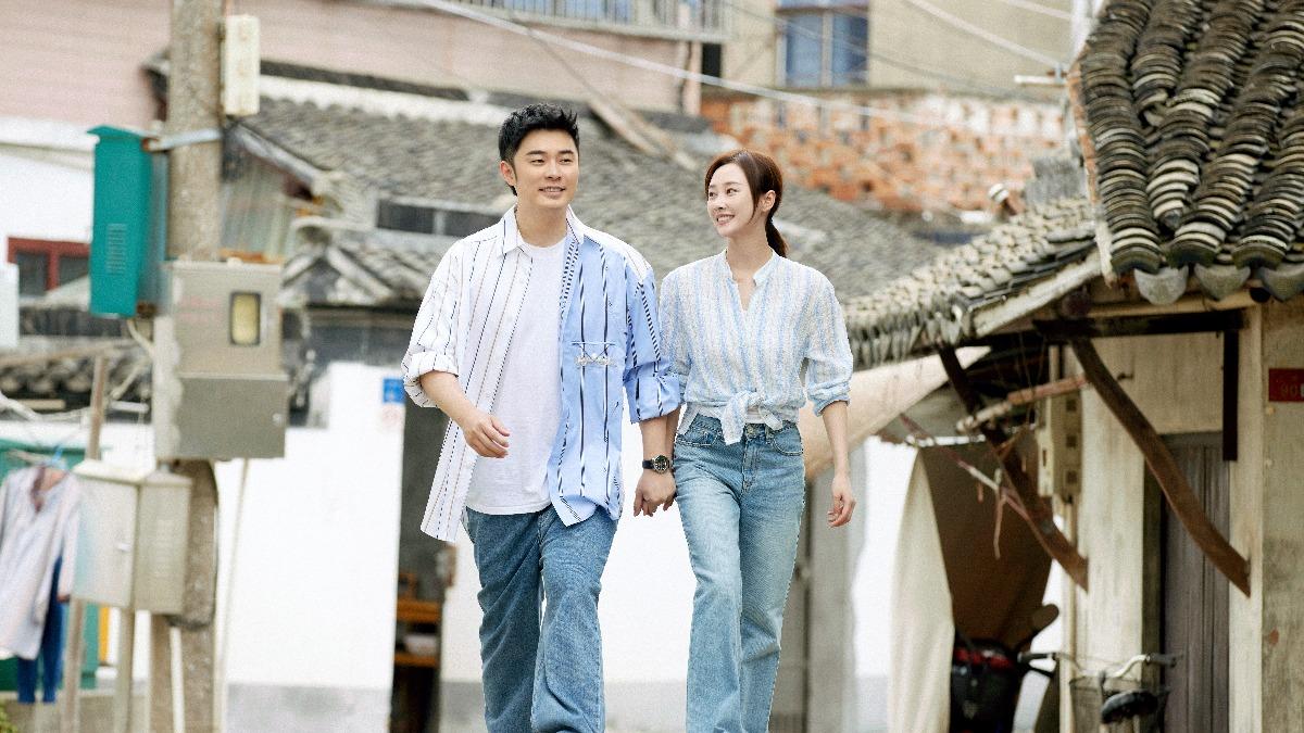 陳赫(左)、李純劇中面臨婚姻習題。(圖/TVBS)
