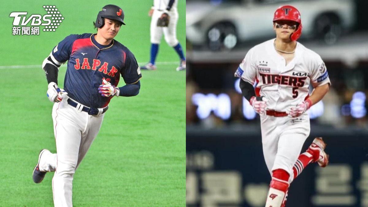 日本隊由大谷翔平扛第一棒，南韓隊則是由金倒永擔任開路先鋒。（圖／胡瑞麒攝、WBSC提供）