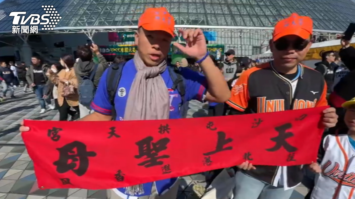 球迷神應援超吸睛。(圖/TVBS)