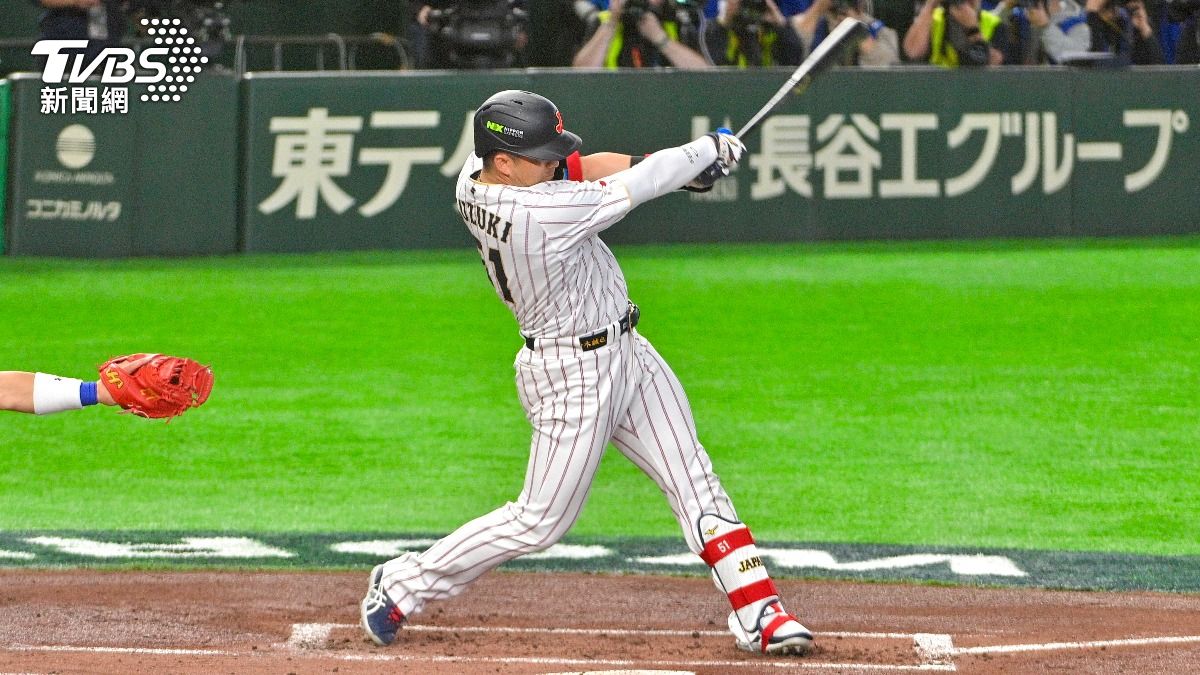 鈴木誠也單場敲出2轟,是日本隊贏球功臣之一。(圖/胡瑞麒攝)
