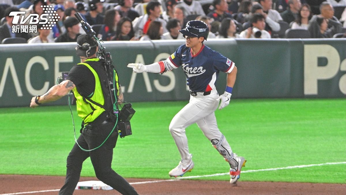 金慧成在本場比賽敲出1發全壘打。(圖/胡瑞麒攝)
