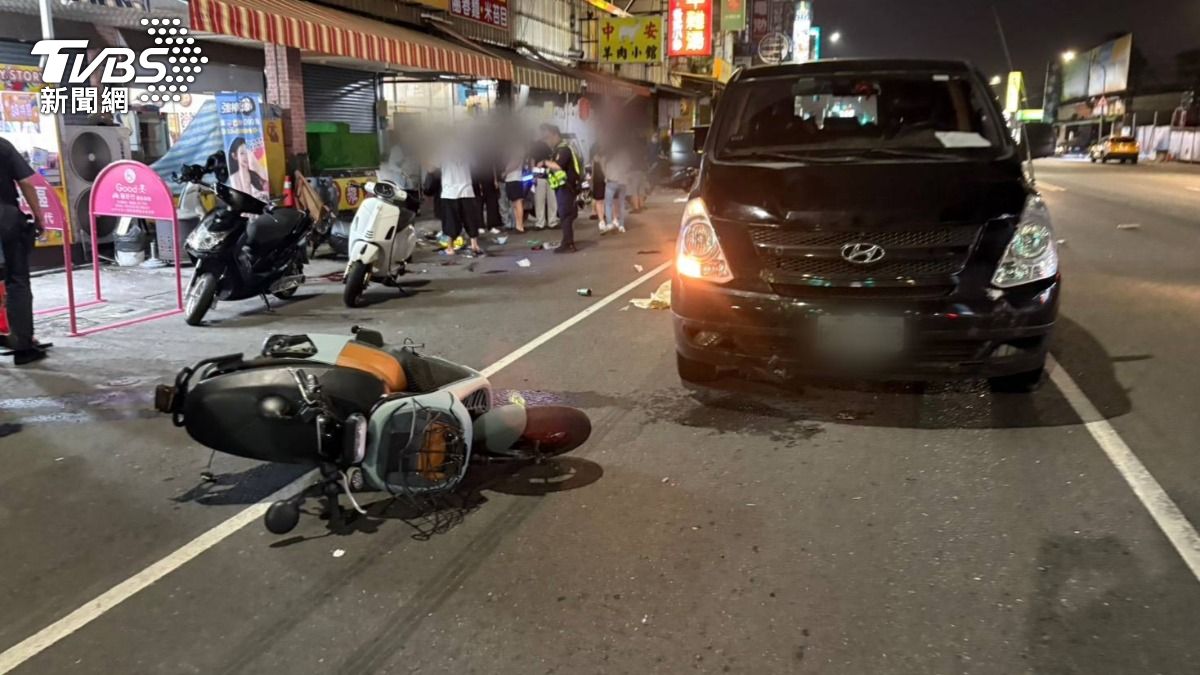 有片/高雄男毒駕高速衝撞2機車 女騎士噴飛重創1死2傷