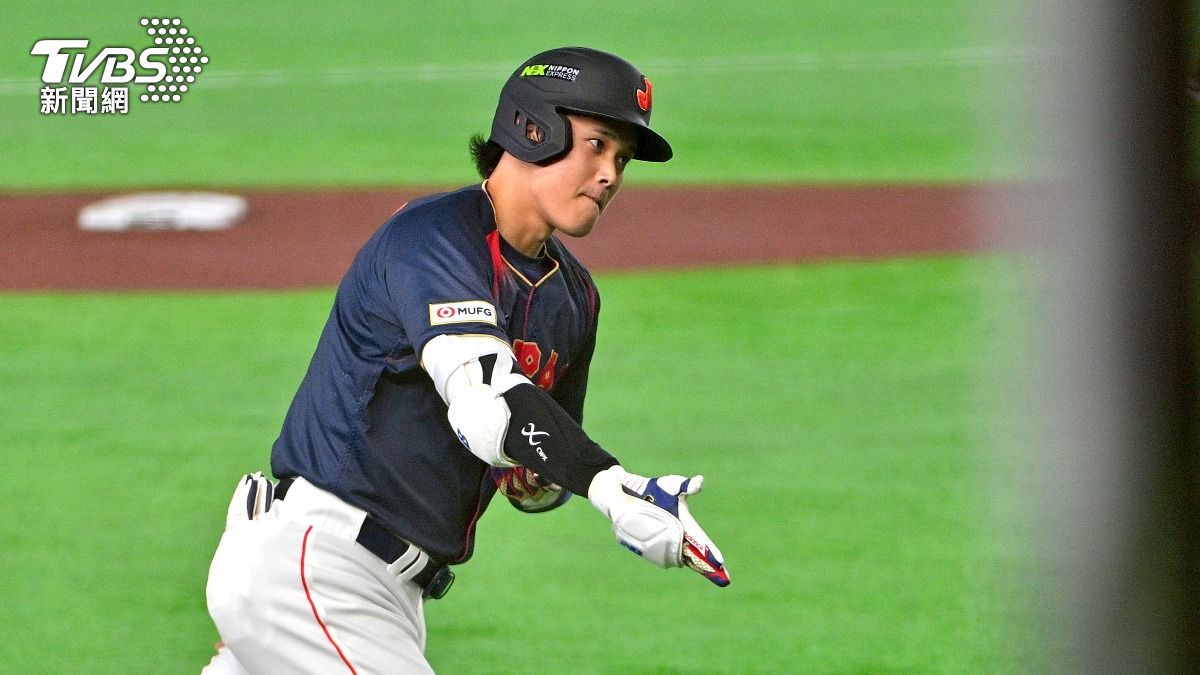 大谷翔平領軍的日本隊提前七局扣倒中華隊。(圖/TVBS)