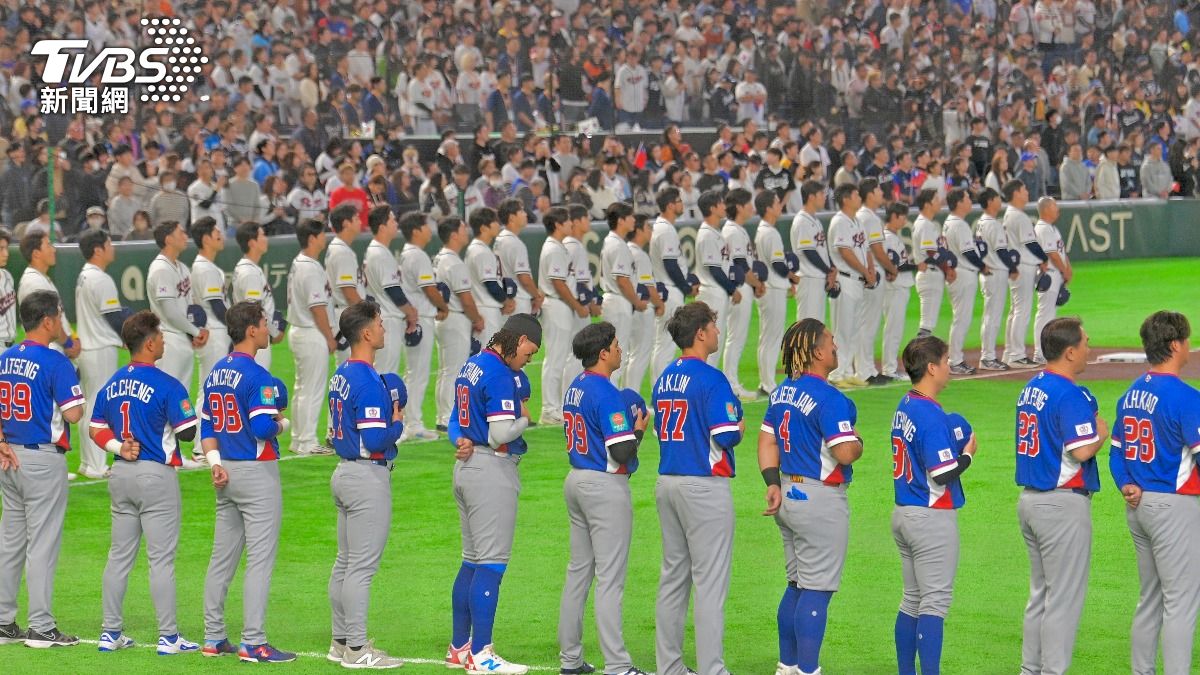 中華隊和韓國隊對戰。(圖/胡瑞麒攝)