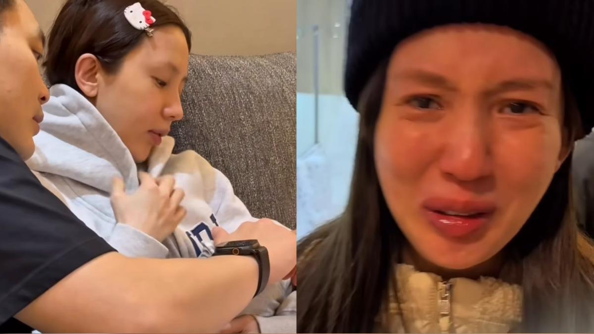 愛雅1個月兒被留院觀察!母子第一次分開爆哭 情緒失控患產後憂鬱