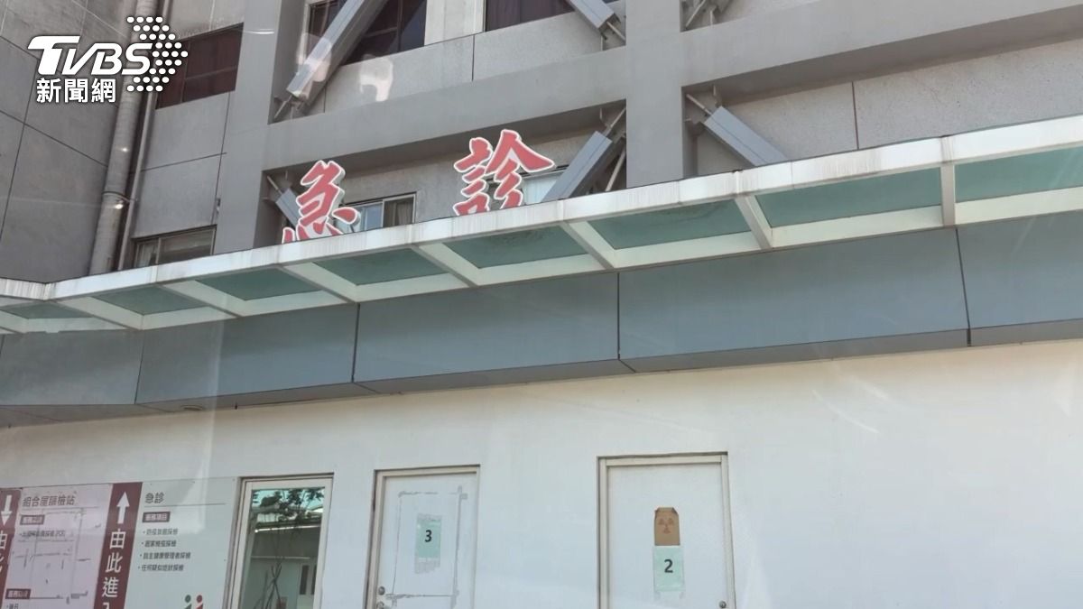 事發地點附近就有聯合醫院,距離約400公尺,外界懷疑這名阿嬤是從醫院吊完點滴後自行離開。(圖/TVBS)