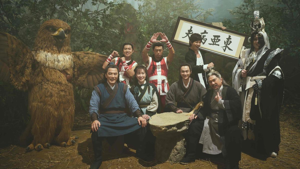 《功夫》眾多各具特色的角色,其中「鵰兄」(左一)人氣爆棚。(圖/麻吉砥加提供)