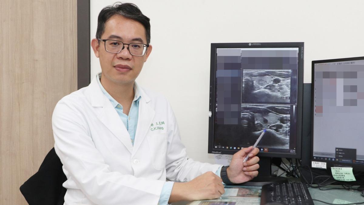 王呈綱說明,當雙側甲狀腺切除後,需要終身服用甲狀腺素藥物,以維持體內正常功能。(圖/大里仁愛醫院提供)