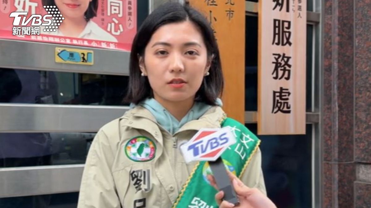 民進黨大安文山議員參選人陳劉品妡。(圖/TVBS)