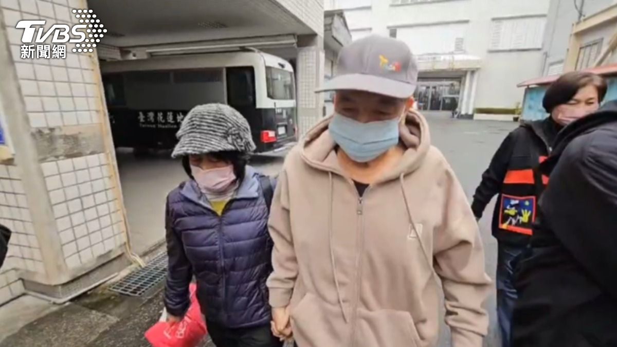 光復鄉長林清水與妻子。（圖／TVBS）