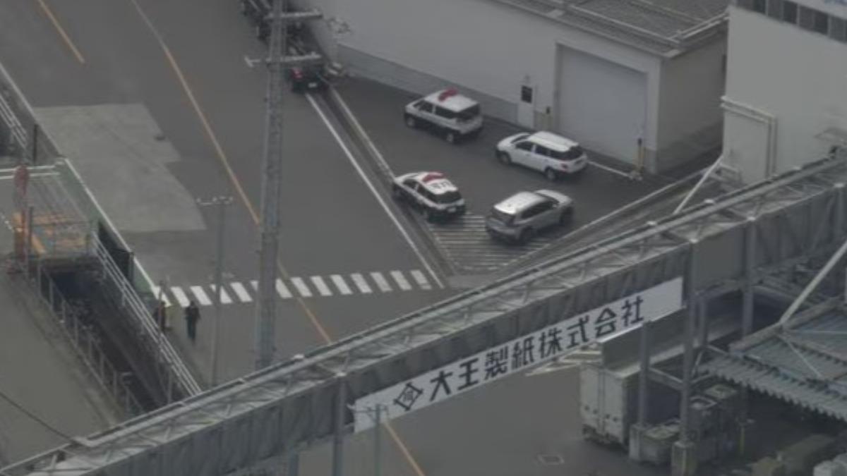 大王製紙可兒廠主要生產衛生紙等用品。(圖/翻攝 TBS News)