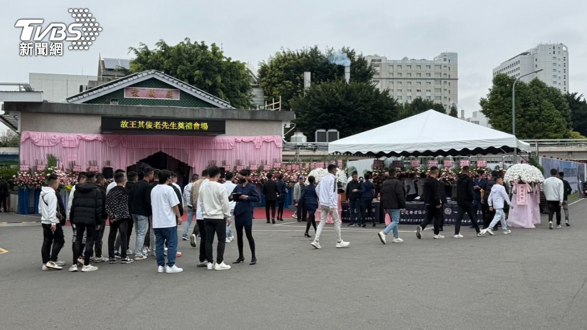 王其俊告別式會場。(圖/陳祁攝)