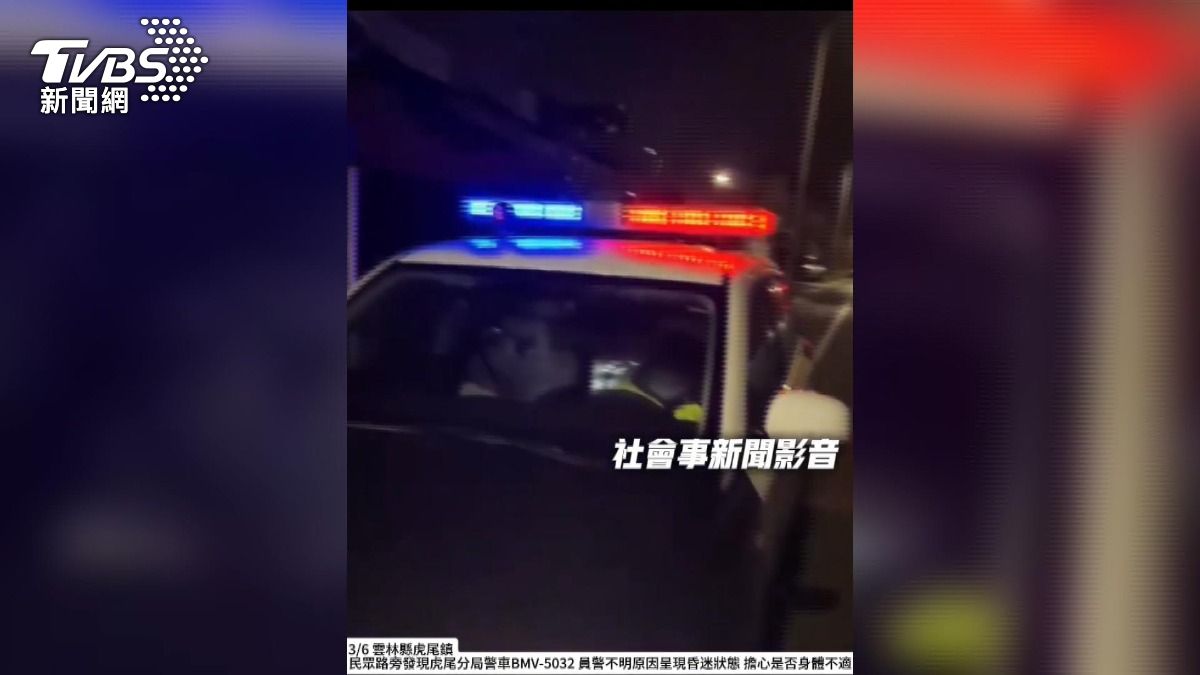 飆車見警來逃跑　無牌機車連人滾落地。(圖／社會事新聞影音)