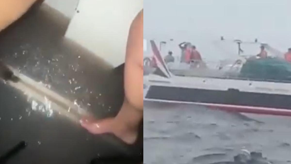 峇里島船隻海上破裂進水！117乘客穿救生衣驚逃　險沉船畫面曝