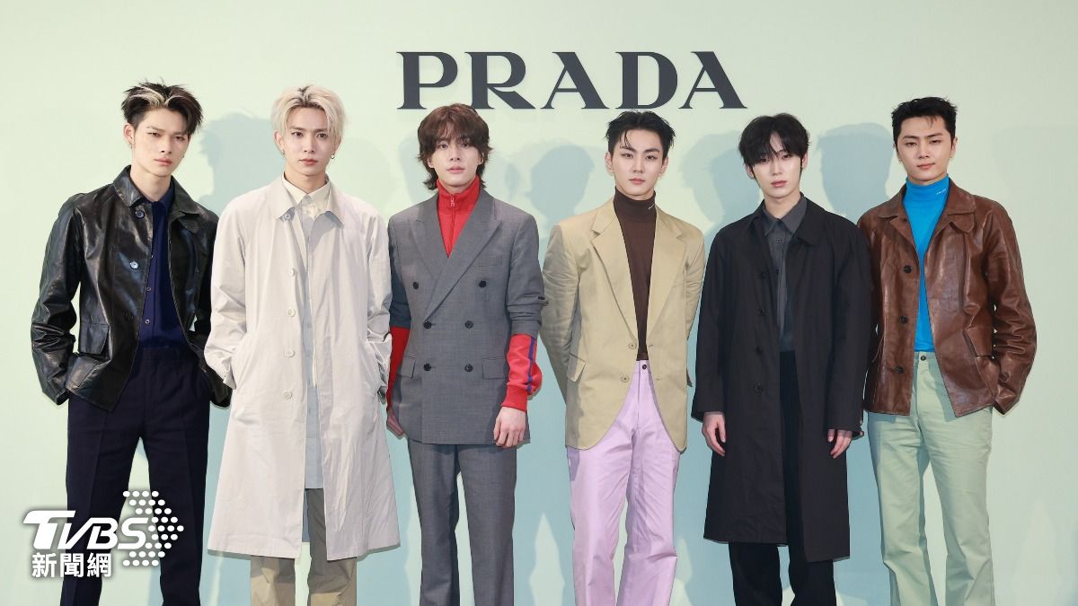 ENHYPEN最近一次來台是為2月的PRADA活動。(圖/TVBS)
