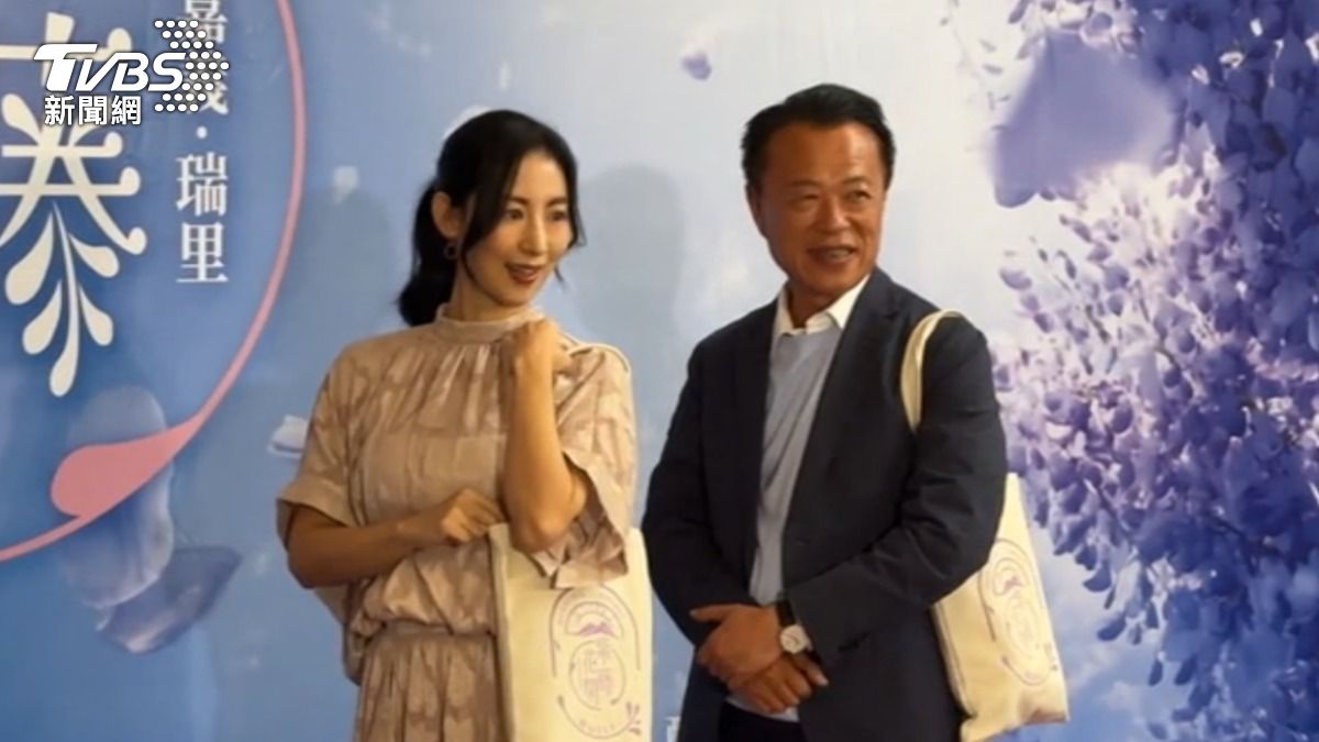 藝人大久保麻里子出席活動記者會。(圖/TVBS)