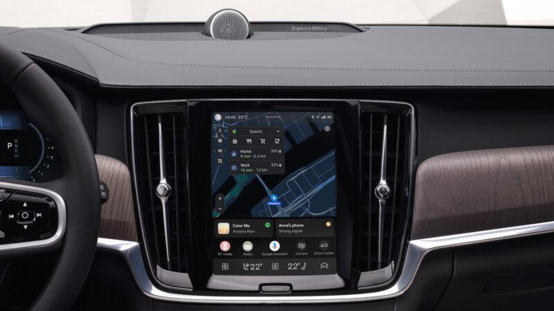 新版Volvo Cars UX將Google Maps頁面整合在主畫面中。(圖/Volvo提供)