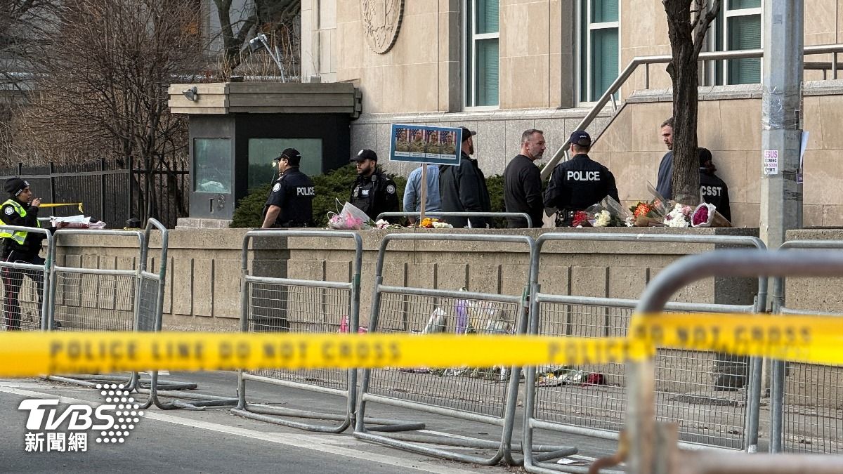 美國駐多倫多總領事館遭槍擊!玻璃門疑留子彈痕跡 警急封鎖街道