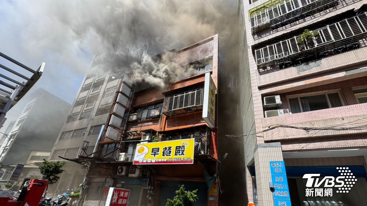 新北市五股區今（11）日下午1時許發生一起火警。（圖／TVBS）