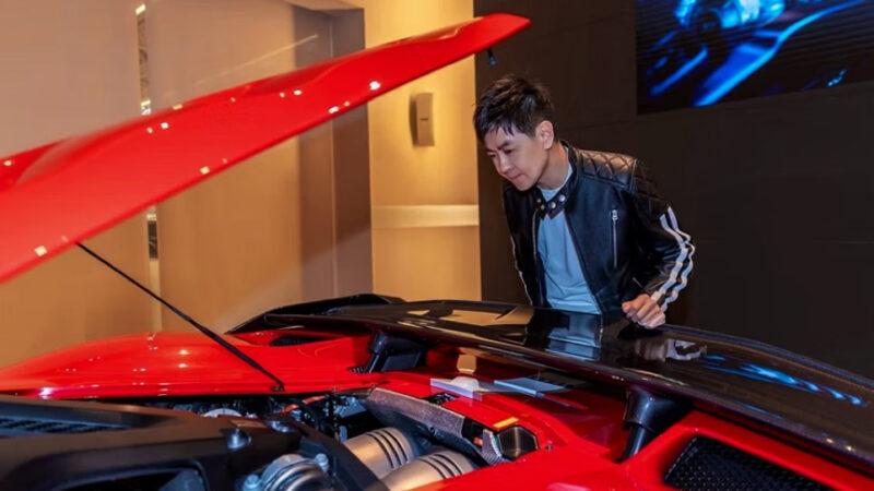 林志穎透露這趟交車行拍了不少照片，可見心情相當高興。（圖／Ferrari提供）