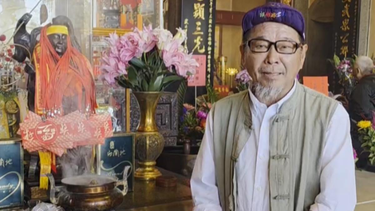 「遊學太子爺」睽違12年駐駕台南關子嶺火山碧雲寺清虛宮。（圖／廖大乙提供）