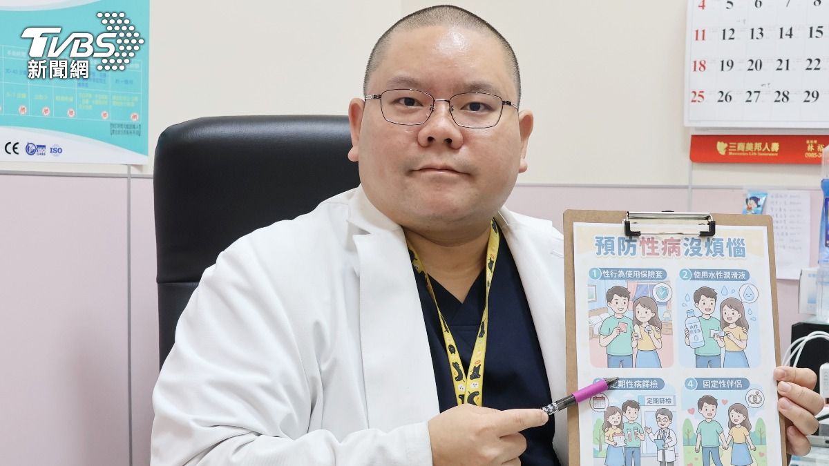 李綜合醫院泌尿科醫師黃品叡。（圖／TVBS）