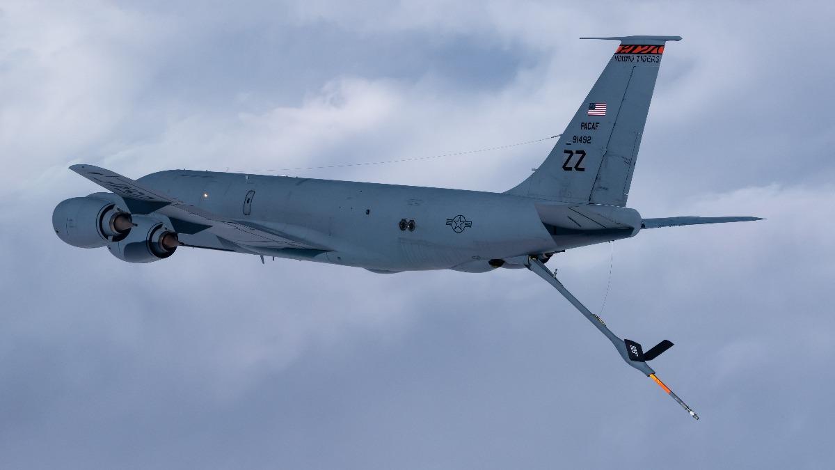 快訊/美軍飛機「墜毀伊拉克」! KC-135加油機墜落