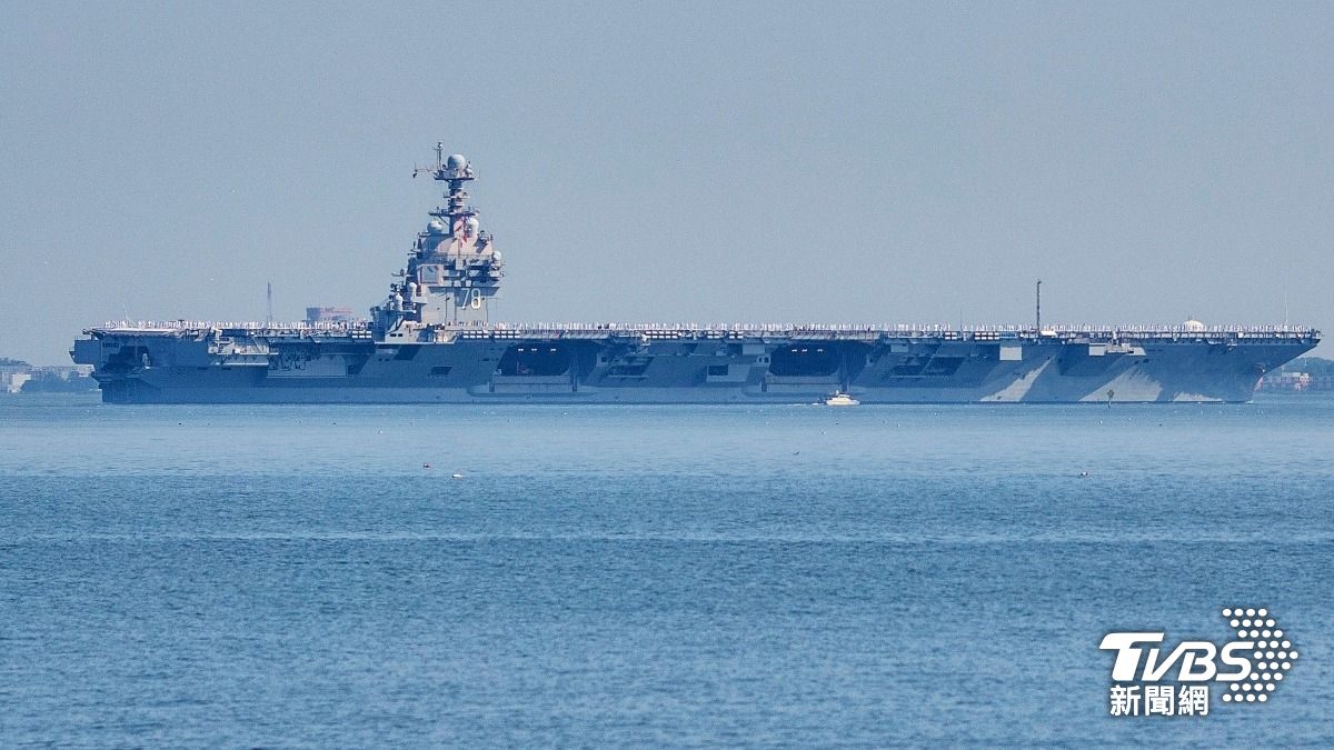 快訊／美國造價4100億航母「福特號」起火！2水兵受傷