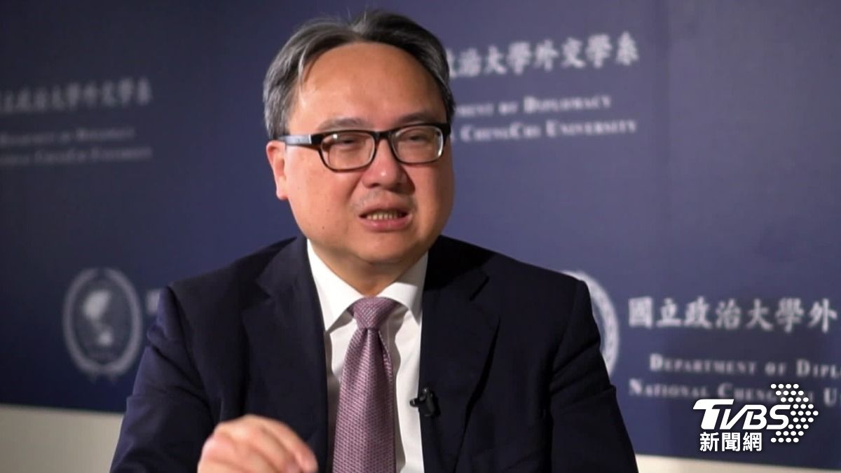 學者連弘宜談美國期中選舉。(圖/TVBS報導)