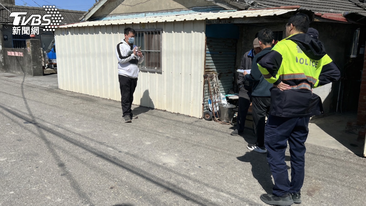 虎尾警方前往逮人。(圖/TVBS)