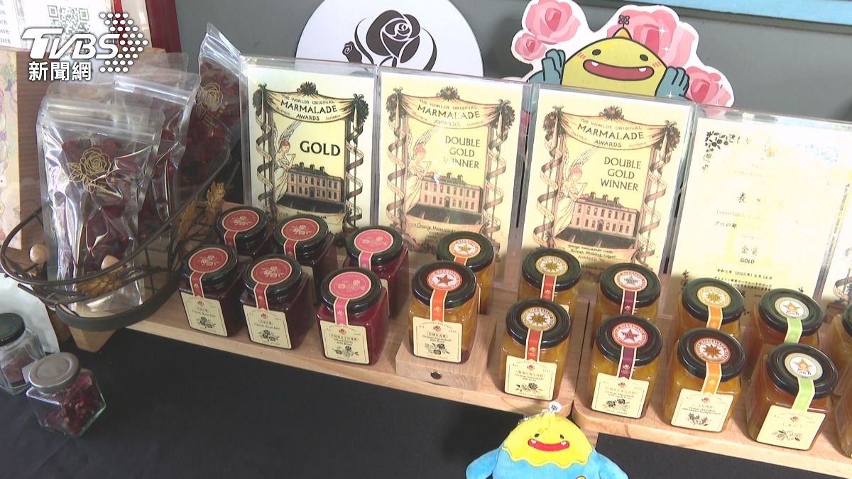 夫妻測300種玫瑰 果醬連6年奪英國獎 。(圖/TVBS)