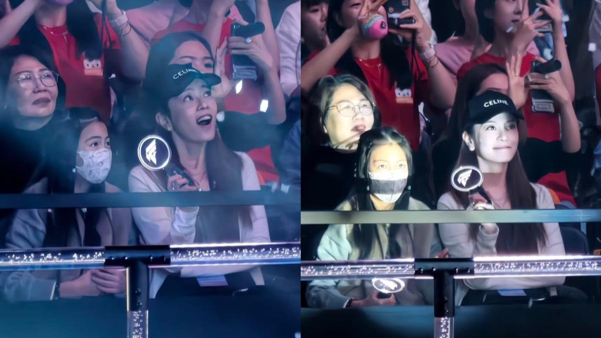 喻虹淵帶女兒力挺周渝民,一起飛到深圳看演唱會。(圖/翻攝自小紅書)
