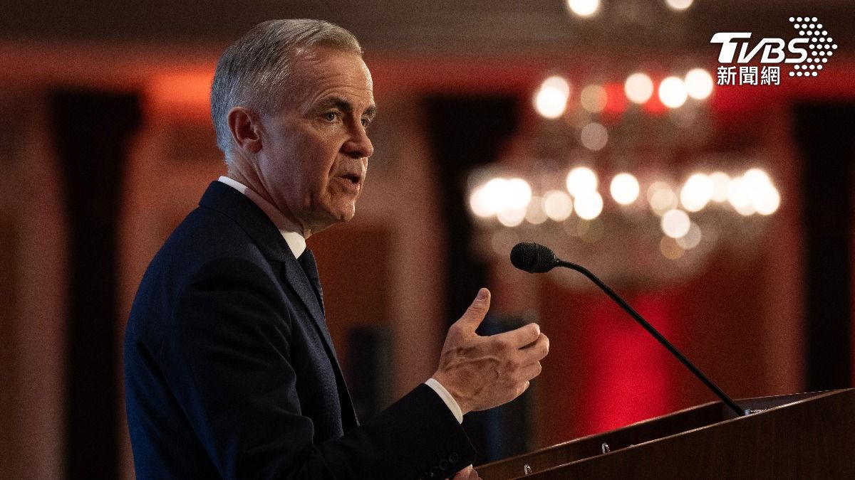 加拿大總理卡尼（Mark Carney）直言，川普關稅就是加拿大經濟惡化的關鍵原因。（圖／達志影像美聯社）