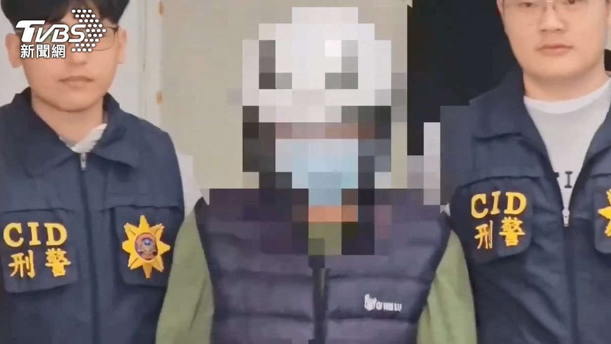 林姓男子砍殺網友，當街打110之後，跑回家呼呼大睡。 (圖／TVBS)