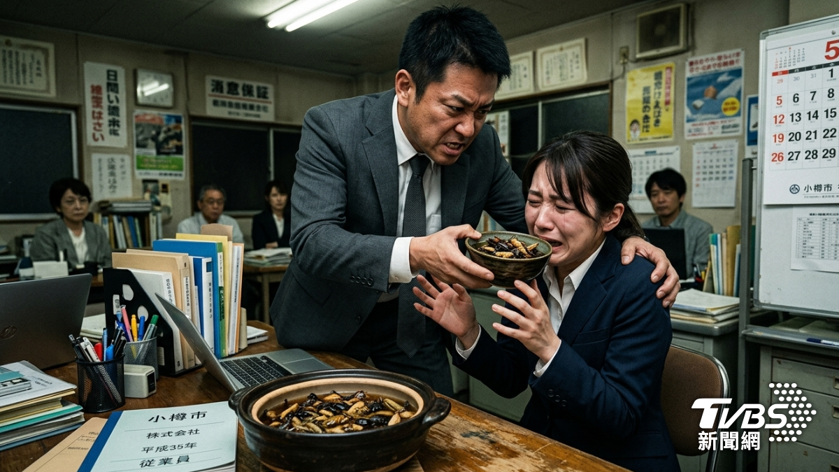 超噁!日男主管逼OL吃「昆蟲火鍋」抵罰金 警驚:這蟲不能吃