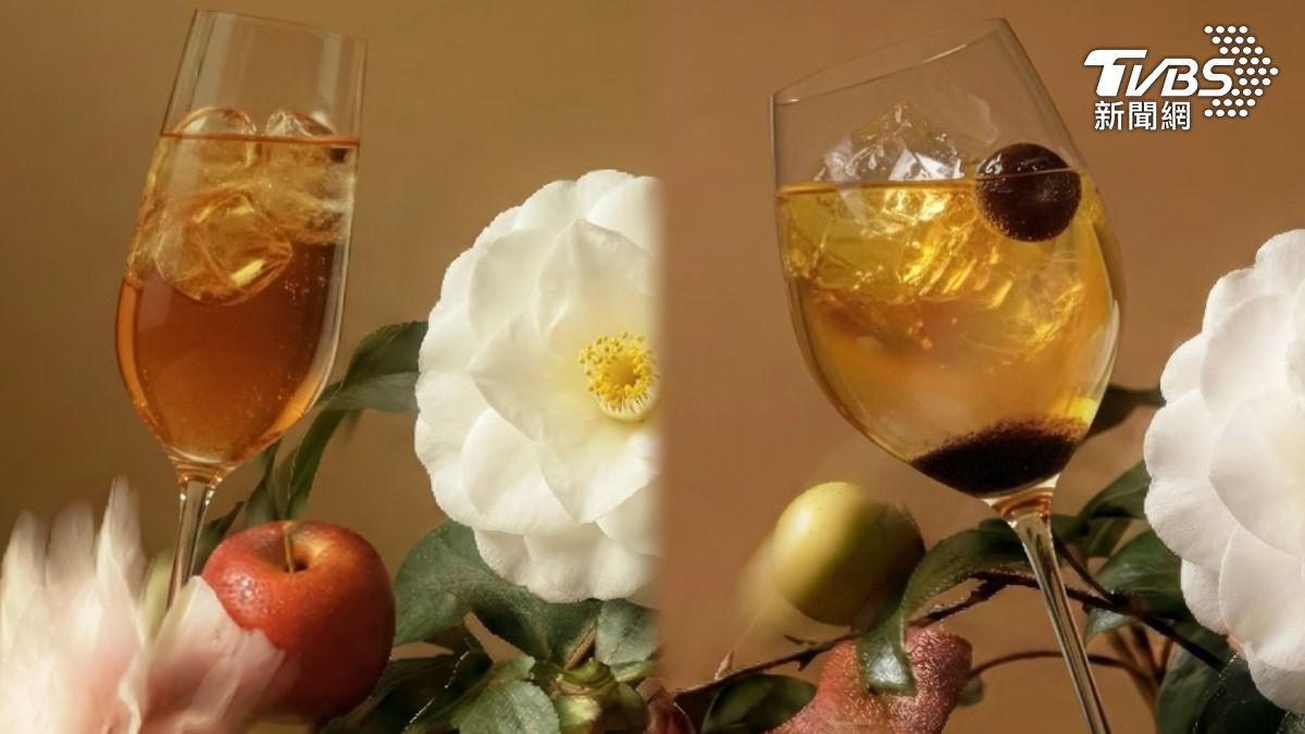 紅茶連鎖品牌「可不可」春季推出「茶花系列」新品，主打如香水工藝般的層次茶。（圖／翻攝可不可官網）