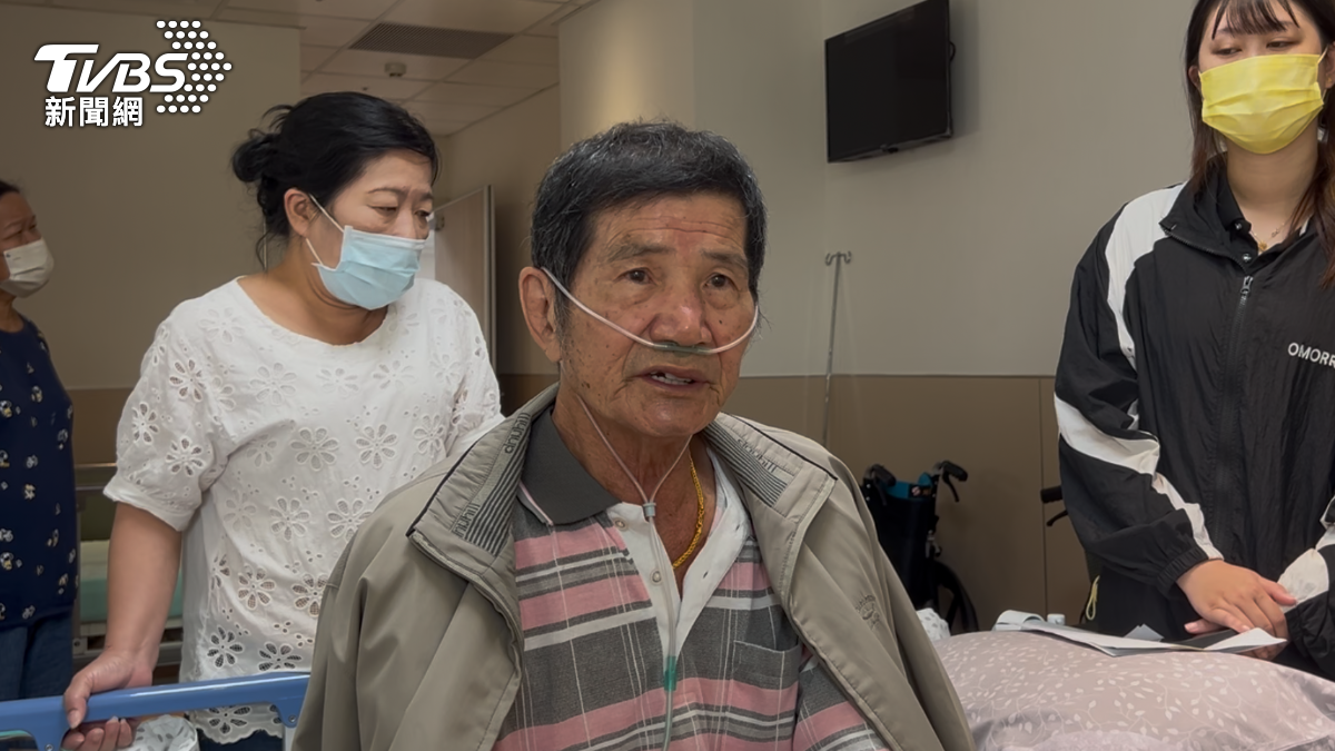 宋翁選擇入住安寧病房。（圖／林冠丞攝）