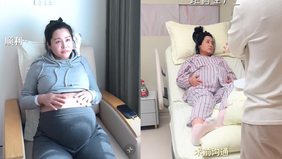 恐子宮破裂血崩！41歲女星「胎兒太大」緊急剖腹　老公痛哭認後悔