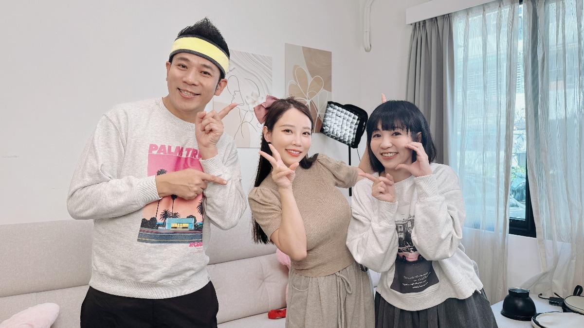 香蕉哥哥、咪妃和草莓姐姐大聊親子話題。(圖/咪妃KIDS提供)