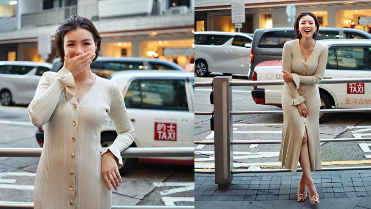 看不出來是3寶媽!陳茵媺「新髮型」美翻 性感曲線全露