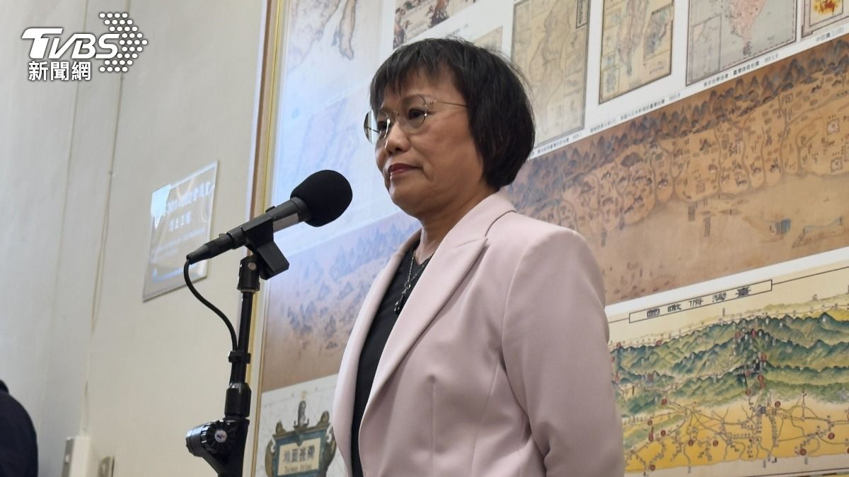 內政部長劉世芳今天在立法院受訪。（圖／劉庭宇攝）