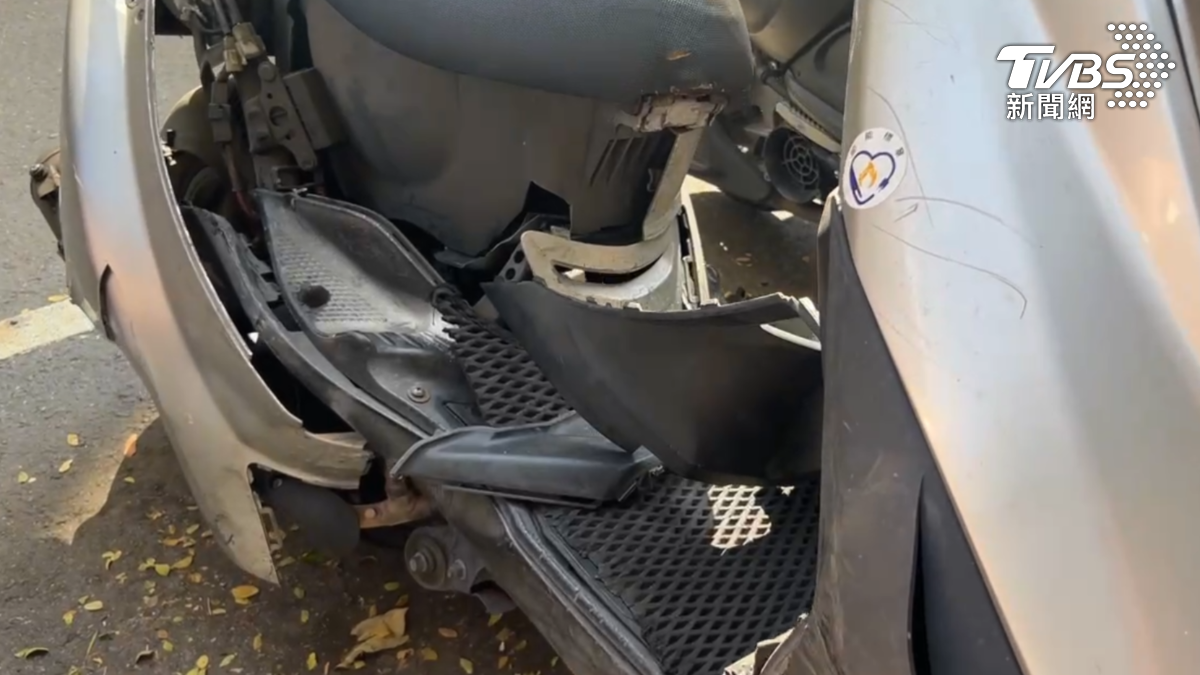 這起毒駕事故造成多名車主財物損失，所幸這起事故並未造成人員受傷。（圖／TVBS）