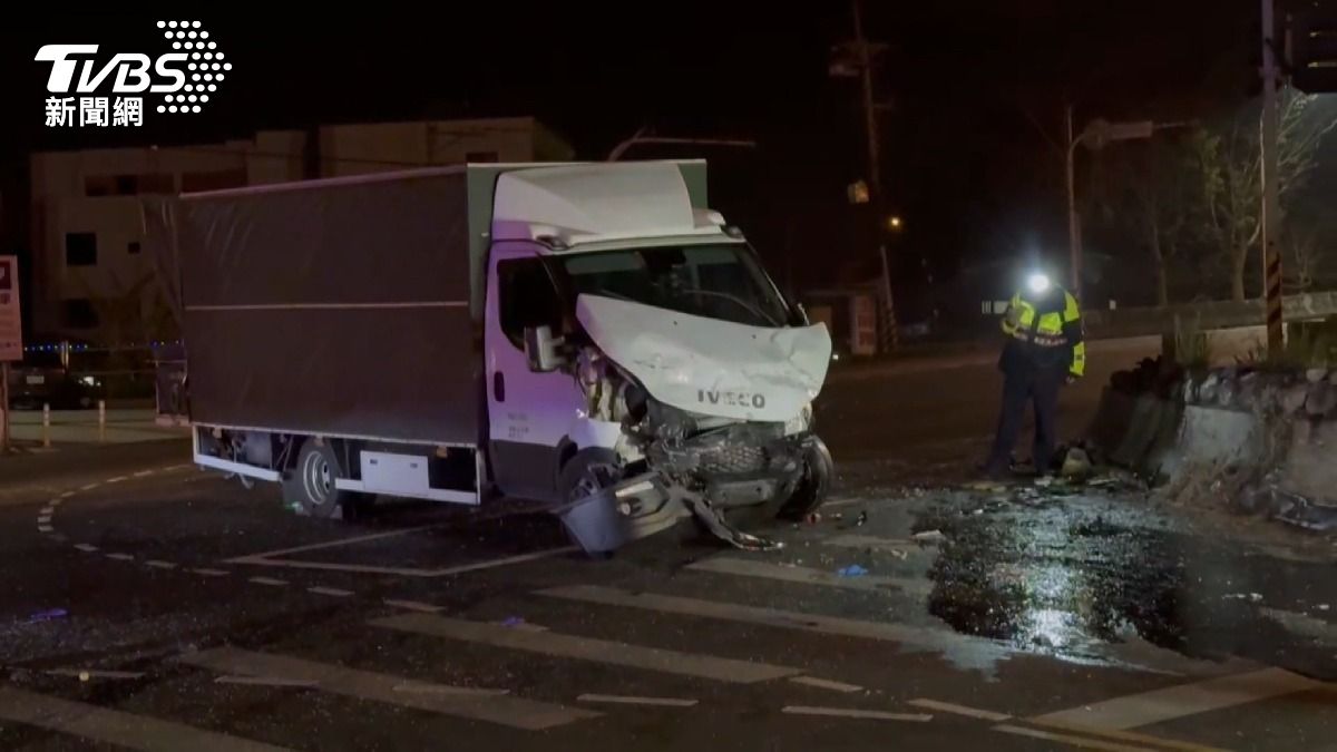 草屯翻車遇死劫 移工夫妻「異鄉永別」。(圖/TVBS)