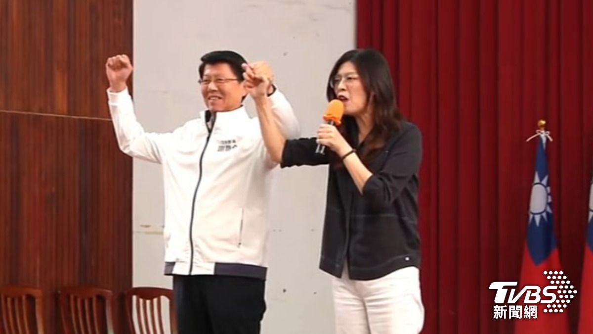 鄭麗文謝龍介（圖／TVBS資料畫面）